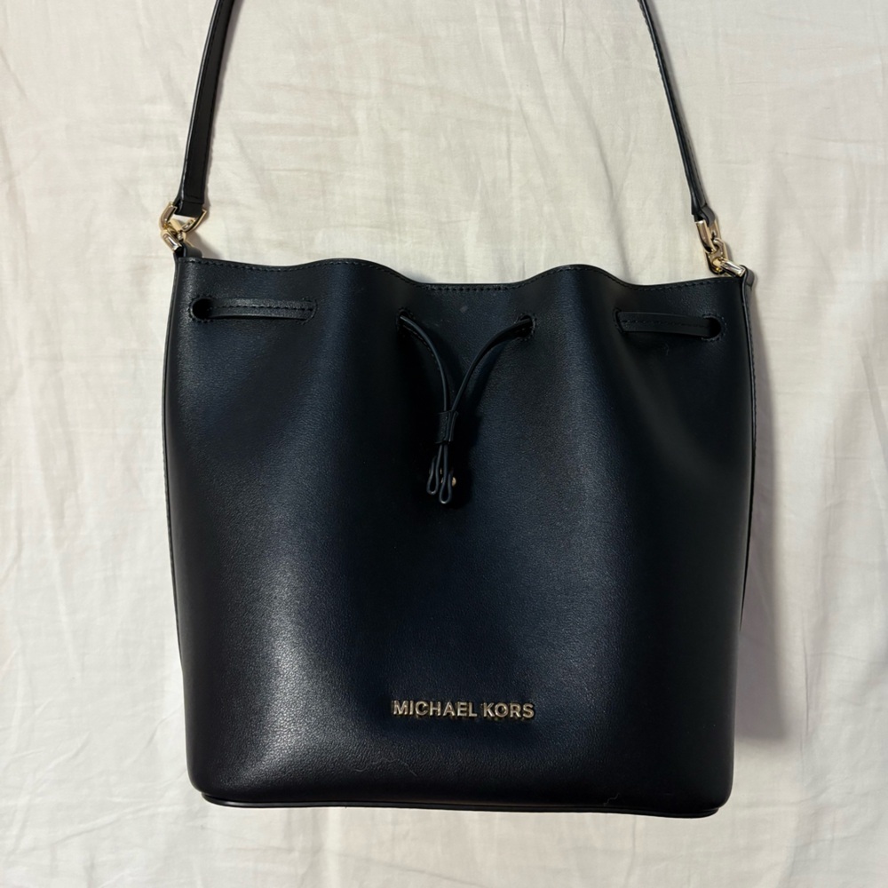 Michael Kors Black Bucket Bag